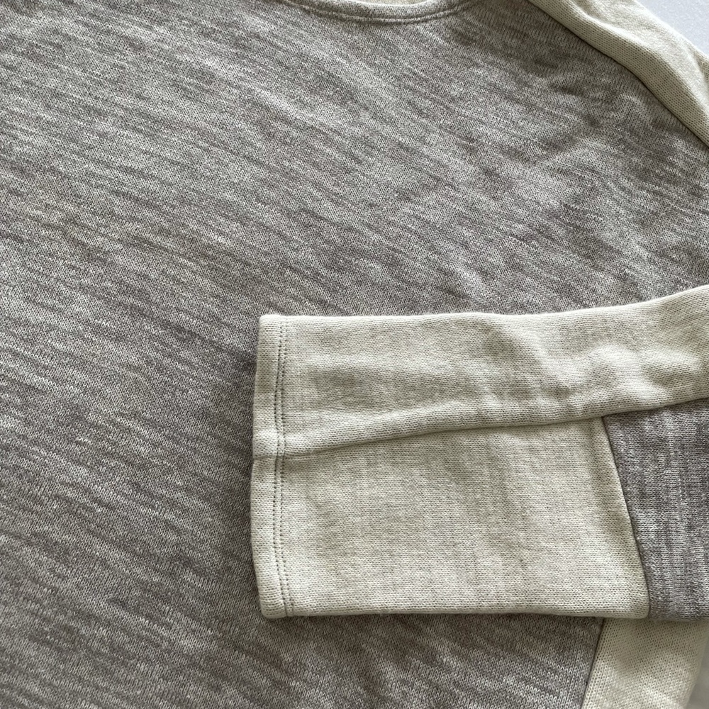 J.Crew Jaspe Wool Blend Color Block Sweater/Gray+… - image 7